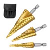 Hex Step Drill, Sharp Titanium Coated Spiral High Speed Steel