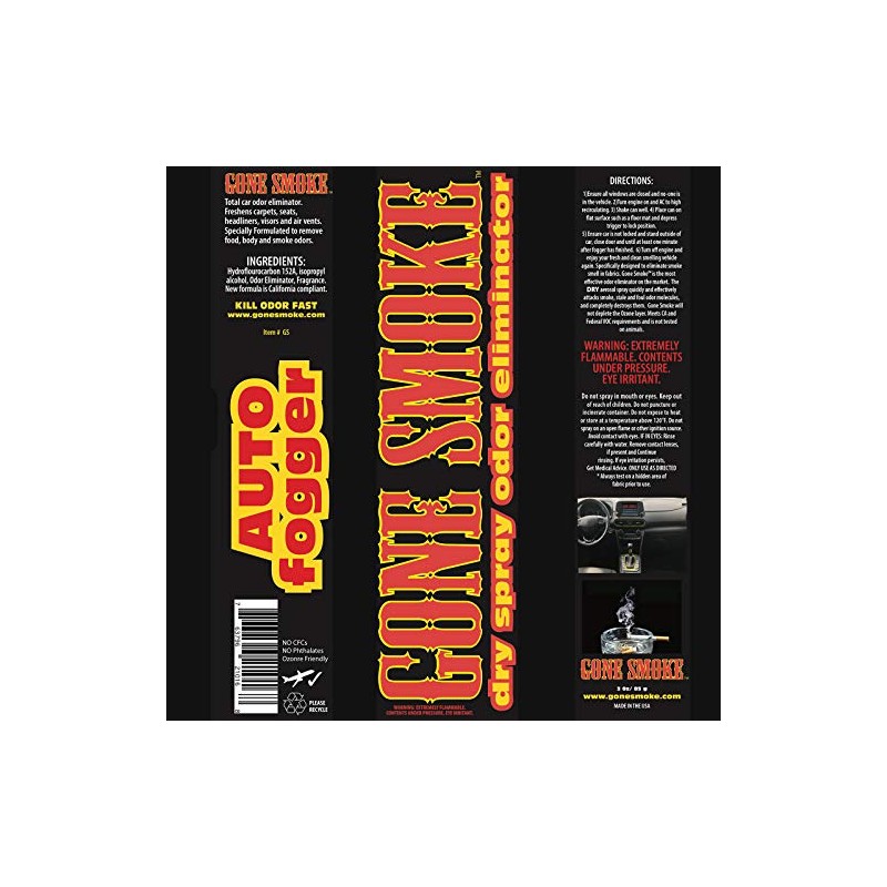 Gone Smoke Smoke n Odor Eliminator- Auto Fogger (3 oz)