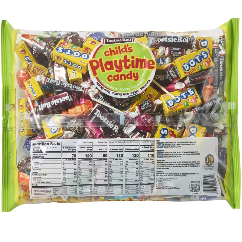 Tootsie Playtime Mix Bag 4.75 lbs Assorted Candy Bulk Variety