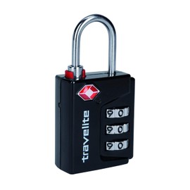 Travelite 26-01 Travelite TSA Combination Lock Black, black, Einheitsgröße