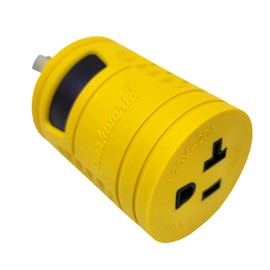 Parkworld 884876 20 AMP Power Adapter 3-Prong Generator Locking L5-20P Male to 5-20R Female (Also for 5-15R)