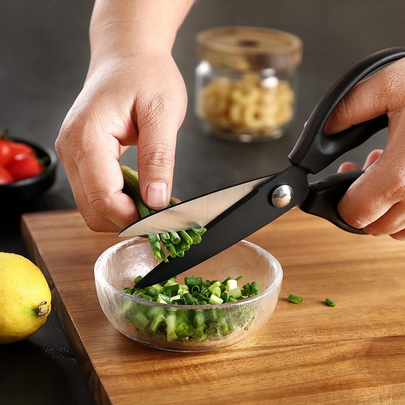 Marco Almond® Kitchen Knife Set with Block and Sharpener MA23,