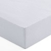 Fitted Crib Sheet Full Cotton Crinkle Fabric Soft Breathable Comfortable