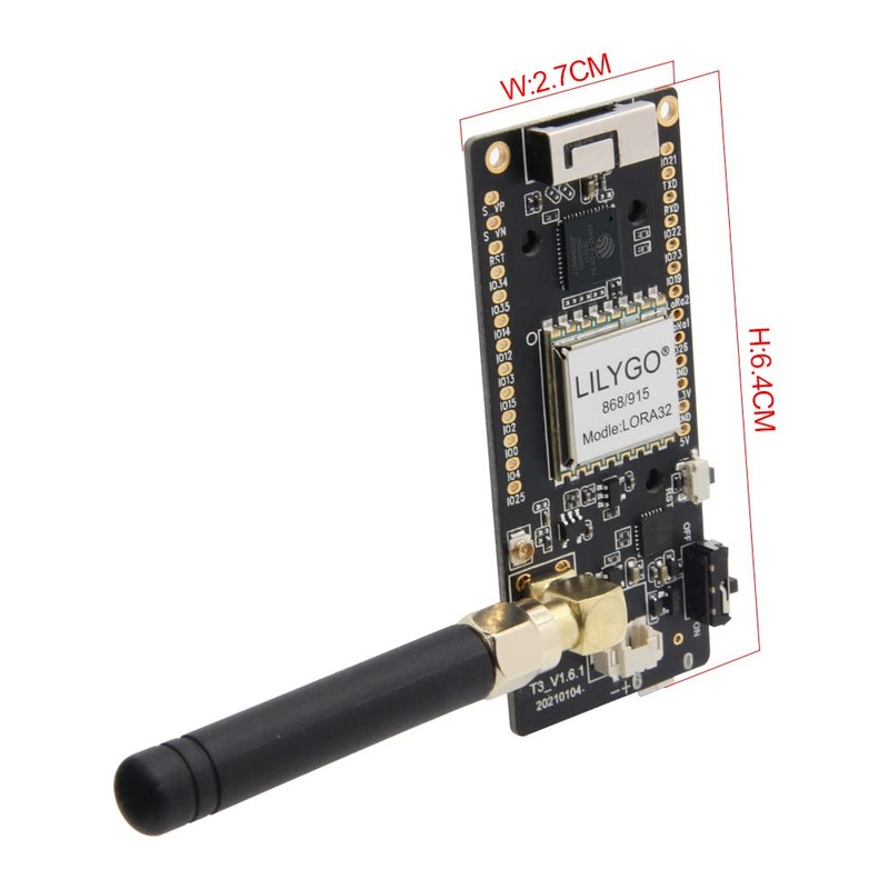 LILYGO LoRa32 915Mhz ESP32 Development Board OLED 0.96 Inch SD