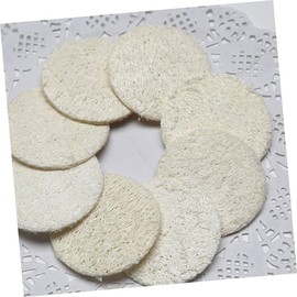 SAFIGLE 20Pcs Loofah Makeup Remover Pads Portable Facial Cleansing Wipes for Home Travel Lightweight Natural Material Easy to Use Women Cleaning Pads for Makeup Removal