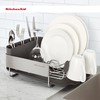 KitchenAid Compact, Space Saving Rust Resistant Dish Rack with Removable