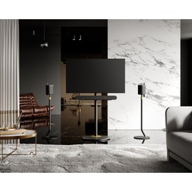 FITUEYES Design TV Stand Mount Soundbar Mounting Bracket, Height Adjustable Sound Bar Mounts for Universal Soundbars Within 14LBs, Designed for Master V2 FT48/V2 Pro FT48 TV Stand, Master Series