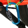 Carabiner Lock, D-Ring Chain Clip Hook Travel Bag Luggage Security