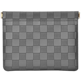 Leather Pocket Cosmetic Bag for Purse,Coin Purse Lipstick Cosmetic Accessories Organizer, Travel Kit Storage Pouch ,Waterproof Portable No Zipper Self-closing Small Makeup Pouch for Women (Black)