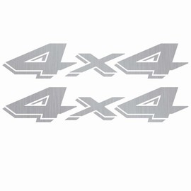 Aftermarket Replacement for 1997-2004 4x4 Off Road Decals for Dodge Dakota Pickup Truck Silver