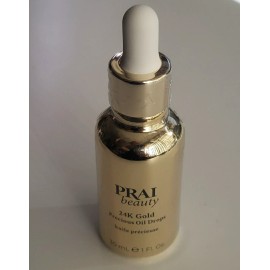 PRAI Beauty 24K Gold Precious Oil Drops 1 fl oz / 30ml New Sealed Made In USA