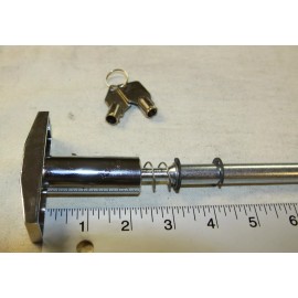 Dixie Narco longer shaft T handle lock soda beverage vending machines w/ 2 keys