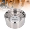Dog Water Bowl Dispenser 304 Stainless Steel Spill Proof 3L