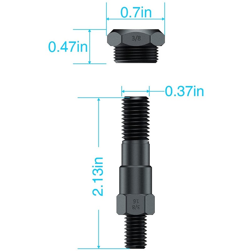 MIMURHYL Nut Rivet Tool Accessories Rivet Nut Mandrel & Nose