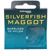 Drennan Barbless hooks to nylon Silverfish maggot size 18 to