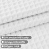 Barossa Design Extra-Long Shower Curtain 80" Height - Honeycomb Waffle