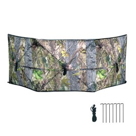 WTVIDAS Hunting Blind for Turkey, 3-Panel Portable Ground Blinds Silent Quick Setup Pop-Up Design for Deer Turkey Duck Hunting Accessory