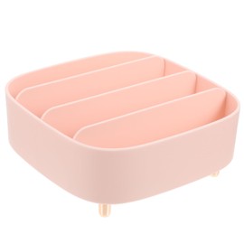 Outanaya Desktop Eyeshadow Organizer Box Removable Dividers Compact Makeup Storage for Vanity Dresser Bathroom Counter Neat and Stylish Design