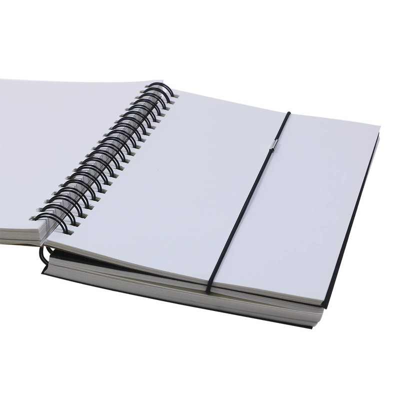 Mini Skater 10Pcs Black Notebook Elastic Spring Bands Connecting Insert