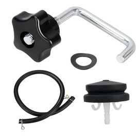 COKNUMBER Snow Blower Handle Knob 114-3779 for Toro Snowblower Replacement, 136-7130 Bolt and 107-3844 Washer Knob
