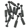 HJGarden 10PCS 1/4 Inch Push-to-Connect Fitting Plug, Pneumatic Connector Pipe