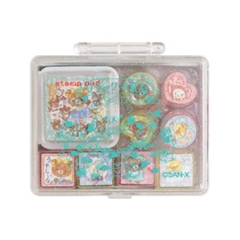 San-x Rilakkuma FT60301 Rilakkuma Fairy Tale Stamp Market Stamp Set Mini