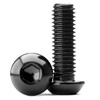 M4 x 12 mm Rounded Head Screws with Hexagon Socket