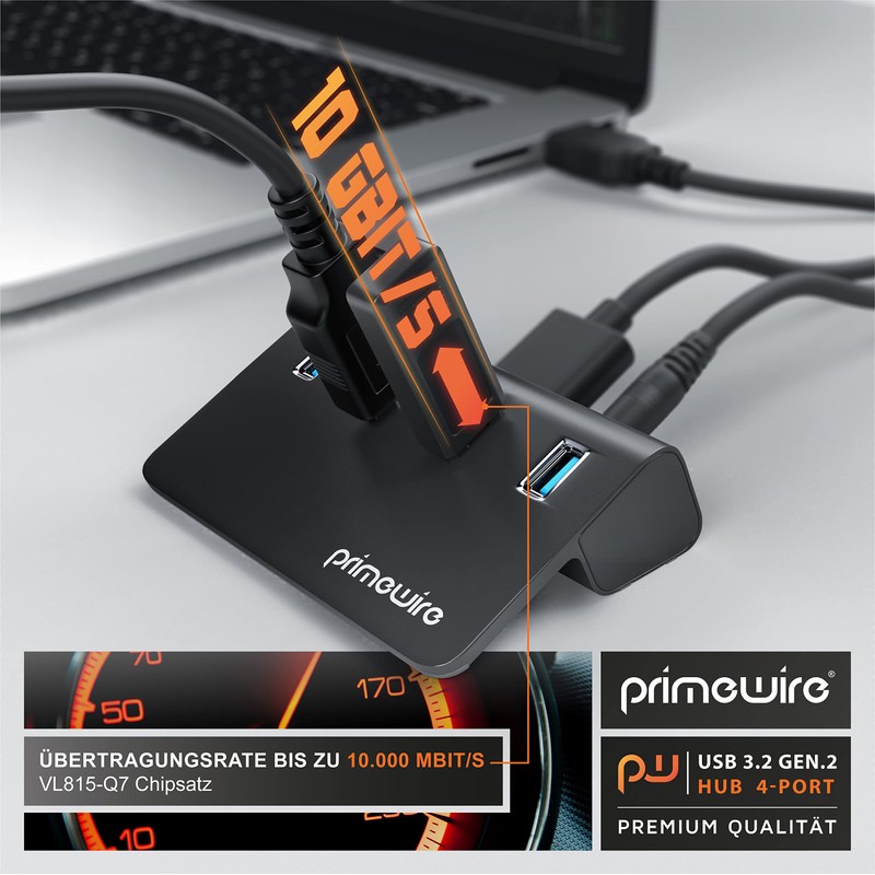 CSL - USB 3.0 Hub Active - 10 Gbps -