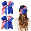 4th of July Hair Ribbon for Girl Women Star Bow