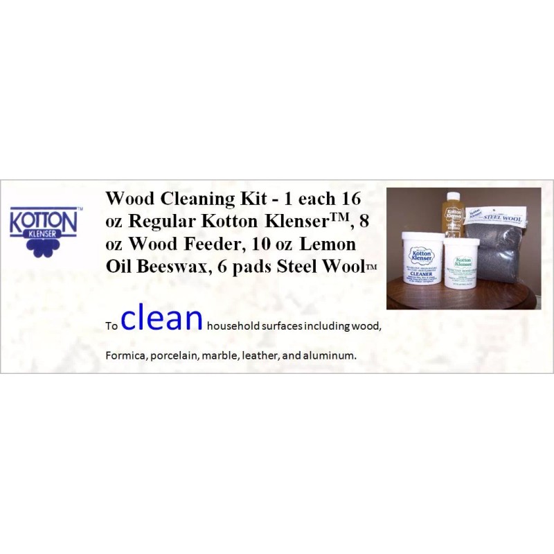 Kotton Klenser Wood Restoration Cleaning Kit