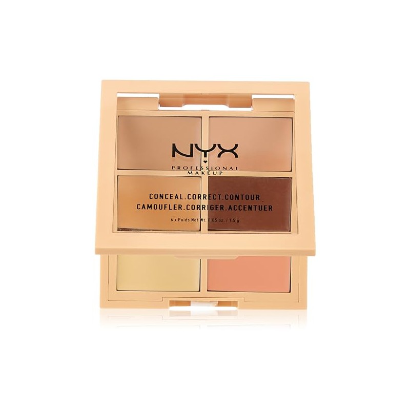 Nyx Professional Makeup, Paleta de correctores, Tono Light
