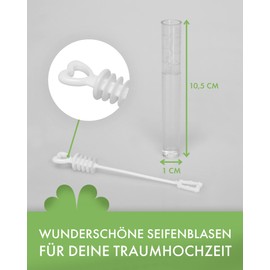 96 wedding soap bubbles with a heart grip for weddings, 4 packs of 24, filled with bubble mixture