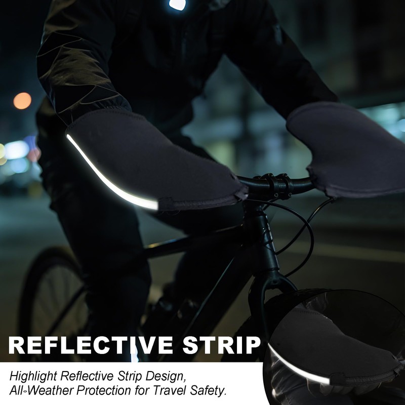 Bike Handlebar Covers Winter Bicycle Gloves Warm Cycling Bar Glove