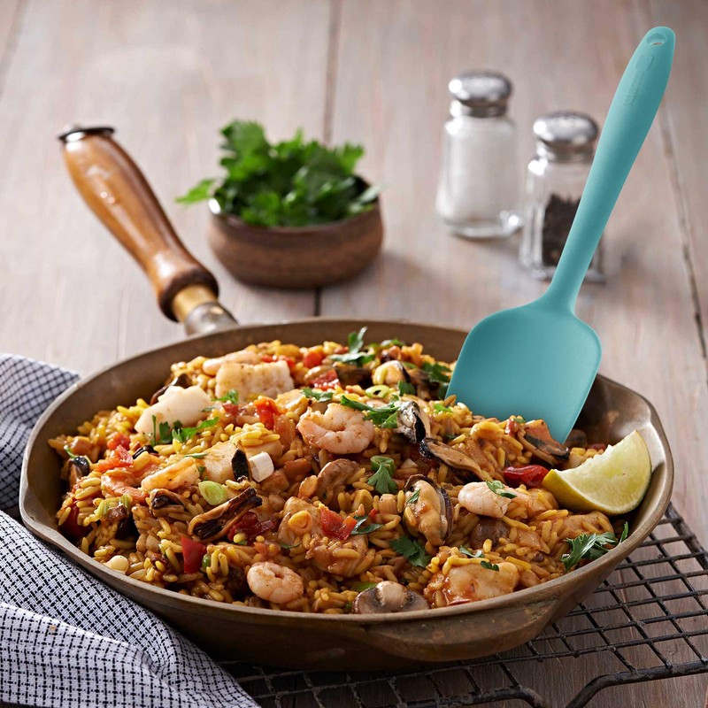 Silicone Spatula 3-piece Set, Ergonomic Handle High Heat-Resistant Spatulas, Non-stick