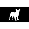 CafePress French Bulldog Silhouette Aluminum License Plate, Front License Plate,