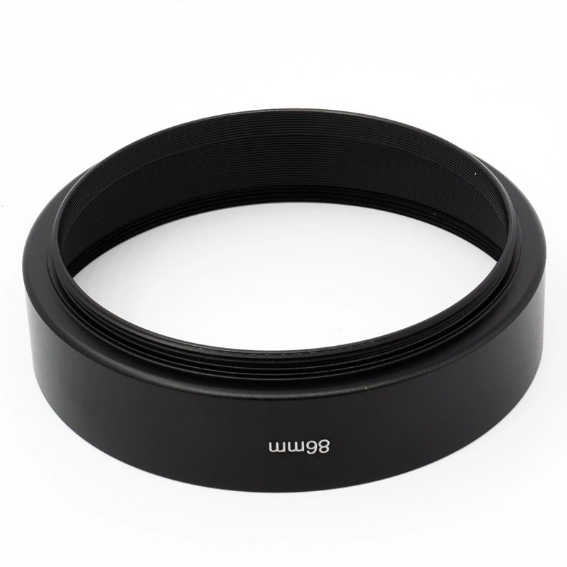 86mm x1 95mm x1 105mm x1 Threaded Metal Lens Hood