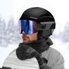 Odoland Ski Helmet, Snowboard Helmet with Ski Goggles for Adults