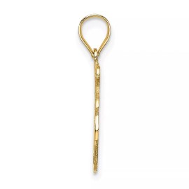 GlittersandGold 14K I HEART NY Apple Charm Bracelet Necklace