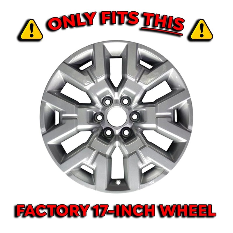 Set of 4 17" 6 Y Spoke Snap-On Wheel Skins