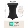 Gräfenstayn® Diana High Table Cover Various Colours and Sizes for
