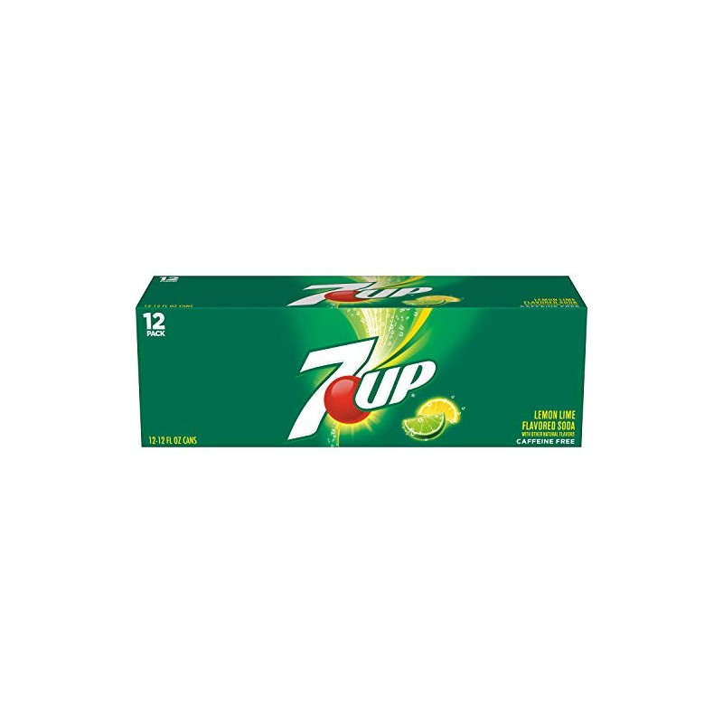 7UP Soda Cans, Lemon Lime, 12 fl oz - 12