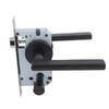 House Door Handle Lock Aluminum Black Antioxidant Coating Shock Resistance