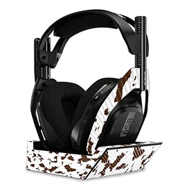 MightySkins Carbon Fiber Skin Compatible with Astro A50 Wireless Headphones + Base Station (Gen 4) - Brown Cow | Protective, Durable Textured Carbon Fiber Finish | Easy to Apply | Made in The USA