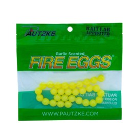 Pautzke Bait FEGG/YEL: Fire Egg, Yellow, 30 Ct