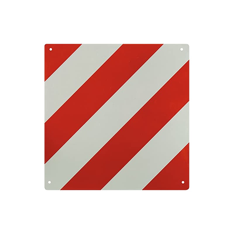 Red/White Warning Sign 50 x 50 cm