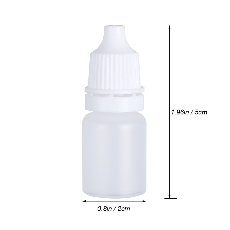 Rosenice 5 ml Empty Plastic Bottles Zusammendrückbare, Dropper Bottles 30pcs Fallenlassen