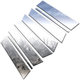 Elite Auto Chrome Stainless Steel Pillar Post Trim fit for Chevy Tahoe 2015-2020 - LUXFX2531