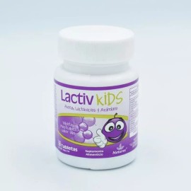 Naturex Lactiv Kids (avena,lactobacilos) 30 Tabs Masticables Naturex Sabor Uva