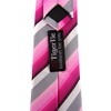 TigerTie Children's Tie Striped - Tie Pre-Tied with Elastic Band,