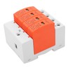 AC Surge Protector Quick Response 36mm Rail Installation 4P Surge